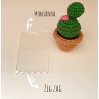 Régua para sabonete formato montanha - zigzag. (MOD 5)
