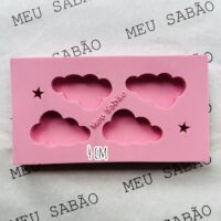 Forma de silicone nuvens.