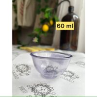 Cuia/cubeta de silicone 60ml.