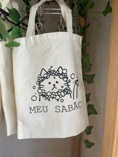 Ecobag de algodão cru - MEU SABÃO.