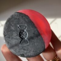 Carimbo de acrílico Wicca.