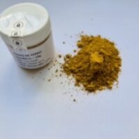 Pigmento óxido de ferro amarelo 10g.