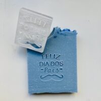 Carimbo de acrílico " Feliz dia dos pais"