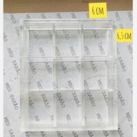 Kit de divisórias para forma quadrada.
