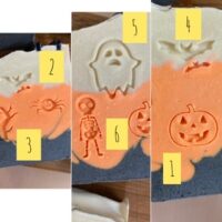 Carimbo de acrílico Halloween.