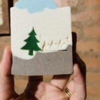 Carimbo de acrílico "Três Reis Magos".