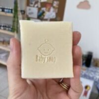 Carimbo de acrílico “ Baby soap”.