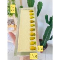 Forma de silicone abacaxi baby.