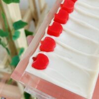 Forma de silicone maçã baby.