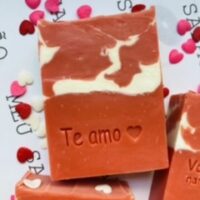 Carimbo de acrílico Te amo.