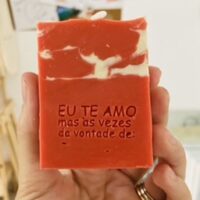 Carimbo de acrílico" Eu te amo, mas ás vezes..."
