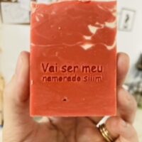 Carimbo de acrílico " Vai ser meu namorado sim"