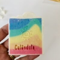 Carimbo de acrílico "calêndula".