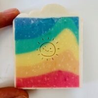 Carimbo de acrílico "Sol".