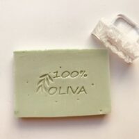 Carimbo de acrílico para sabonete “ 100% Oliva”.