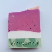 Carimbo de acrílico para sabonete “Artesanal”.
