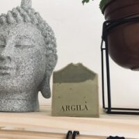 Carimbo de acrílico “ Argila”.