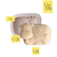 Forma de silicone vaquinha.