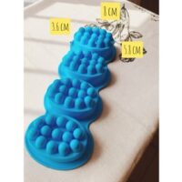 Forma de silicone massageador - 4 cavidades.