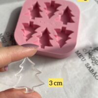 Forma de silicone mini Pinheiros