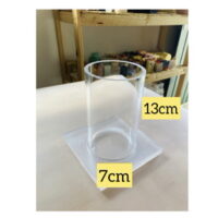 Forma acrilica redonda- 500g.