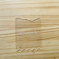 Régua para sabonete formato montanha - zigzag. (MOD 8)