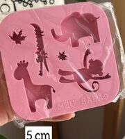 Forma de silicone Zoo. 4cav