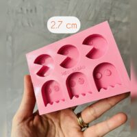 Forma de silicone Pac Man.