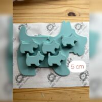 Forma de silicone  cachorro Schnauzer