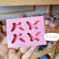 Forma de silicone Borboletas.