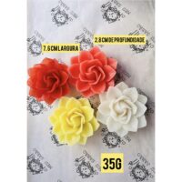 Forma de silicone Gardênia.