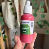 Pigmento Cosmético Vermelho Saramanil - 30ml.