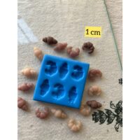 Forma de silicone mini croissant.