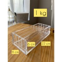 Forma acrílica MOD 8 - com 3 divisórias (1 kg)