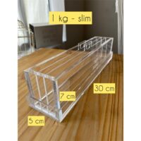 Forma acrílica MOD 5 - com 2 divisórias (1kg).