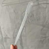 Pipeta de Pasteur graduada 3 ml - Não estéril.
