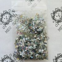Glitter holográfico estrela - 5g. (Biodegradável)