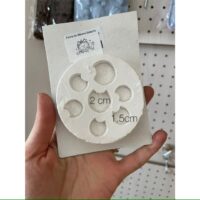 Forma de silicone Mini bolachas recheadas.