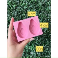 Forma de silicone Abacate grande - 2 cavidades.