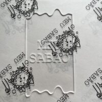 Régua para sabonete formato sorvete. (MOD 5)