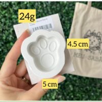 Forma de silicone Páscoa  -  patinha de coelho.