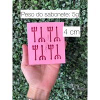 Forma de silicone Tridente.