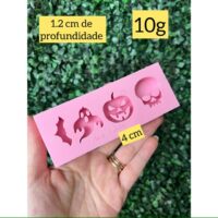 Forma de silicone Halloween miniaturas.