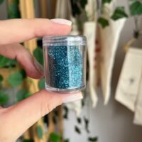 Eco glitter (biodegradável) - azul sereia. 5g