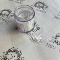 Eco glitter  flocado(biodegradável) BRILHO DE UNICÓRNIO- furta cor. 15g