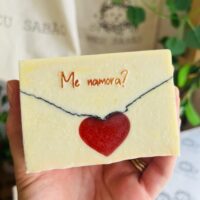 Carimbo de acrílico  “Me namora?"