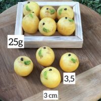 Forma de silicone laranja média