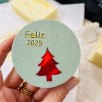Carimbo de acrílico  “Feliz 2025”