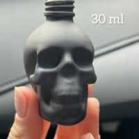 Frasco caveira fosco- 30 ml.