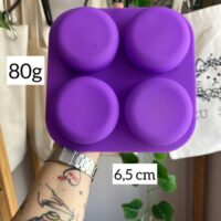 Forma de silicone Natural  - 4 cavidades.
